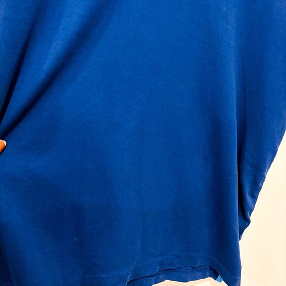 IZOD Classic Navy Cotton Polo Shirt | XXL * - Picture 5 of 7